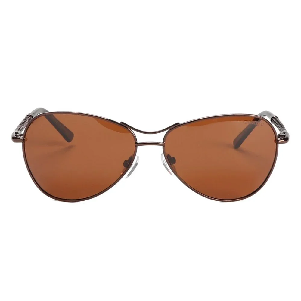 TOXIC 104 COLOR 010 Small metal Sunglasses Polarized lenses 57mm-15mm-128mm - Picture 1 of 2
